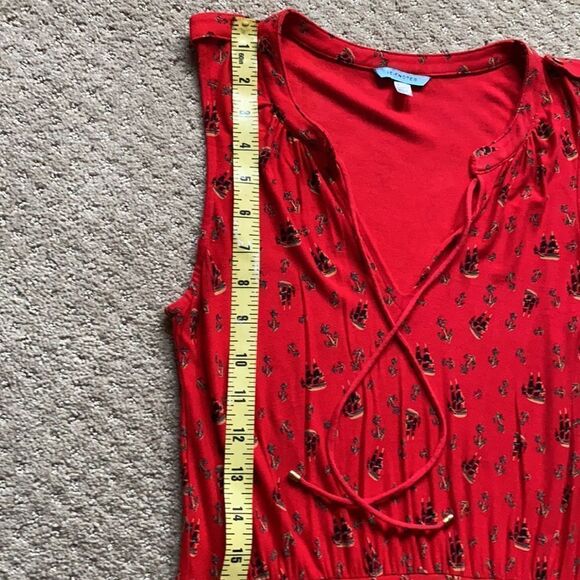 LeifNotes dress. Size XS. Red. Excellent condition. - Picture 6 of 10